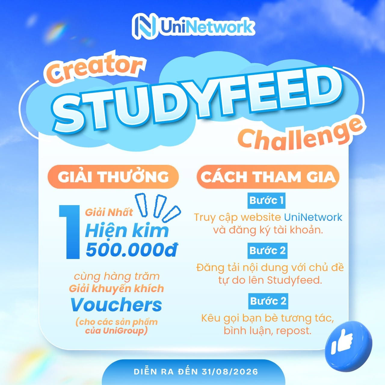 KHỞI ĐỘNG STUDYFEED CREATOR CHALLENGE 🔥