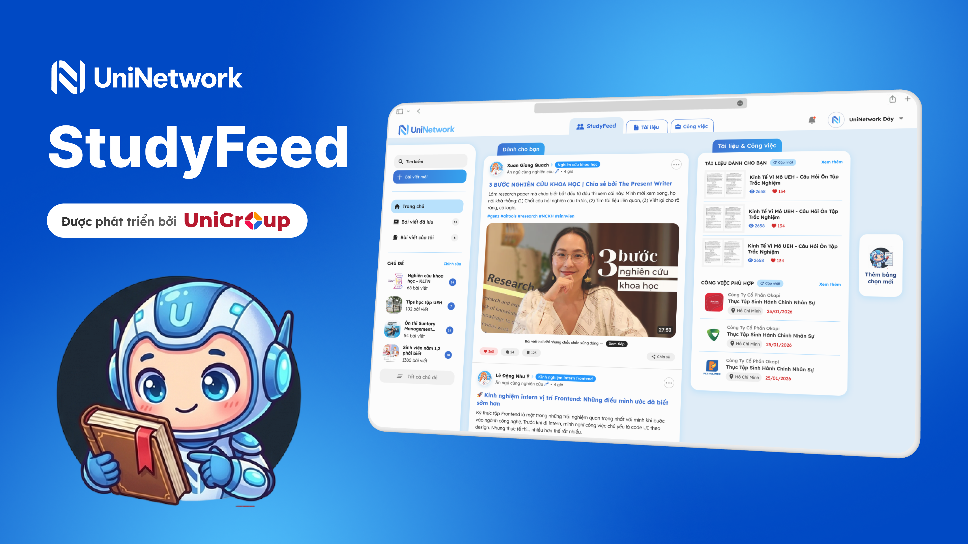 UniNetwork có gì mới?
